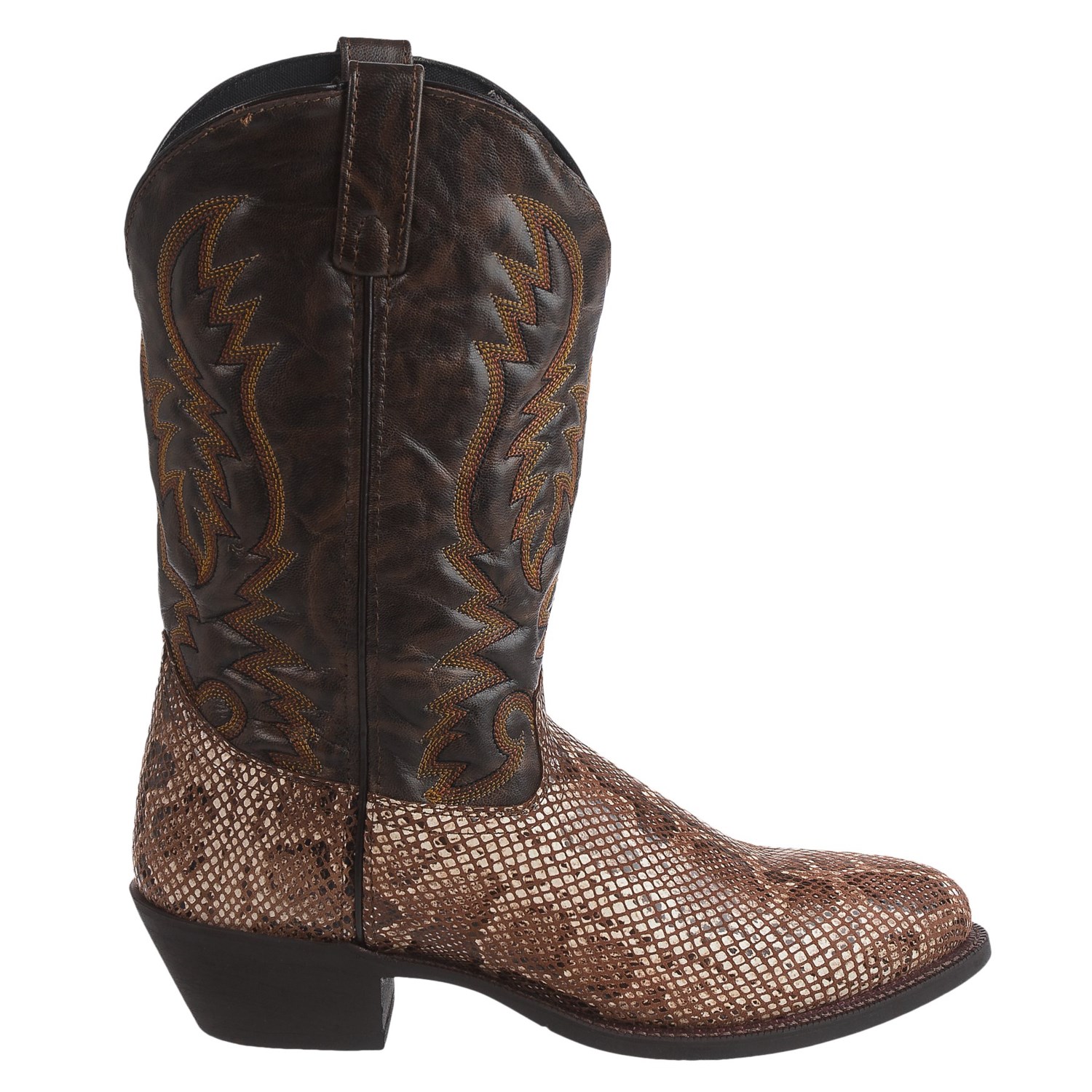 snakeskin cowboy boots for men