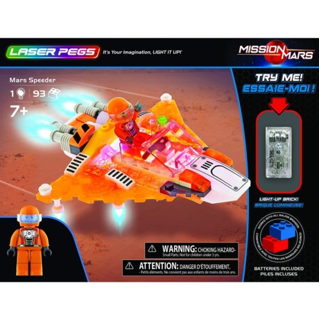 laser pegs mission mars
