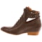 9219D_3 Latigo Abi Leather Ankle Boots - Wedge Heel (For Women)
