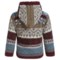 208HG_2 Laundromat Jacquard Hand-Knit Hooded Sweater - Wool (For Little Girls)