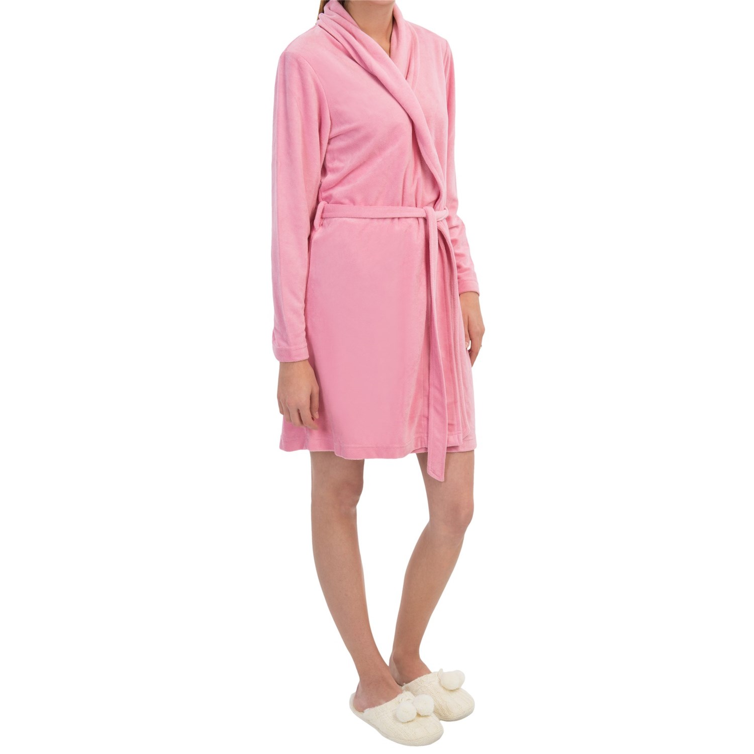 Laura Ashley Short Robe (For Women) 9826W - Save 77%