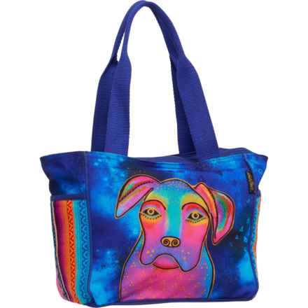 Laurel Burch Dog Medium Shoulder Tote Bag in Woof