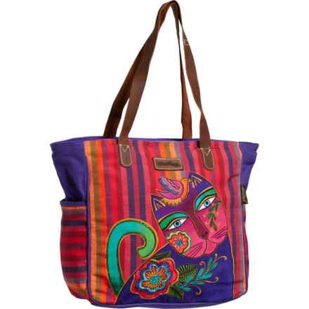 Laurel Burch Elena Shoulder Tote Bag in Cats