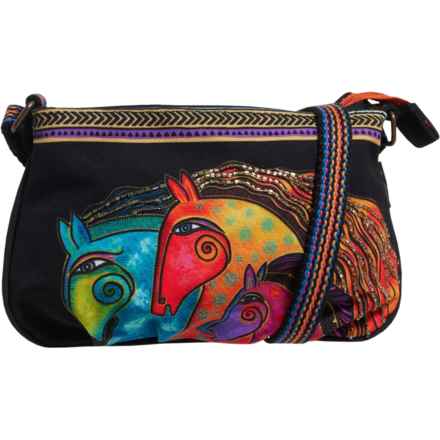 Laurel Burch Horse Small Crossbody Bag in Tres Caballos
