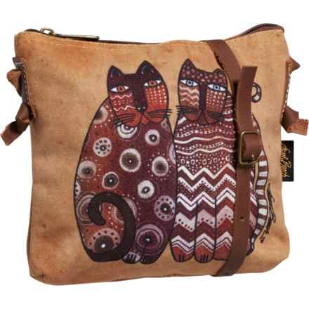 Laurel Burch Sedona Felines Crossbody Bag (For Women) in Cats