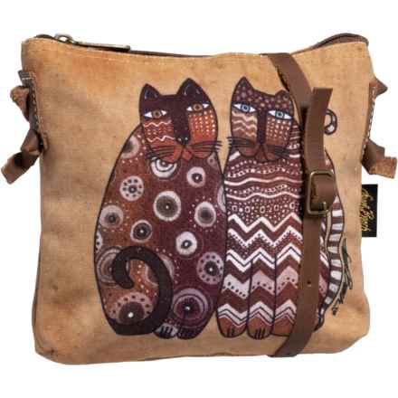 Laurel Burch Sedona Felines Crossbody Bag (For Women) in Cats