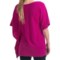 6662T_2 Lauren Hansen Cashmere Asymmetrical Tunic Sweater - Elbow Sleeve (For Women)