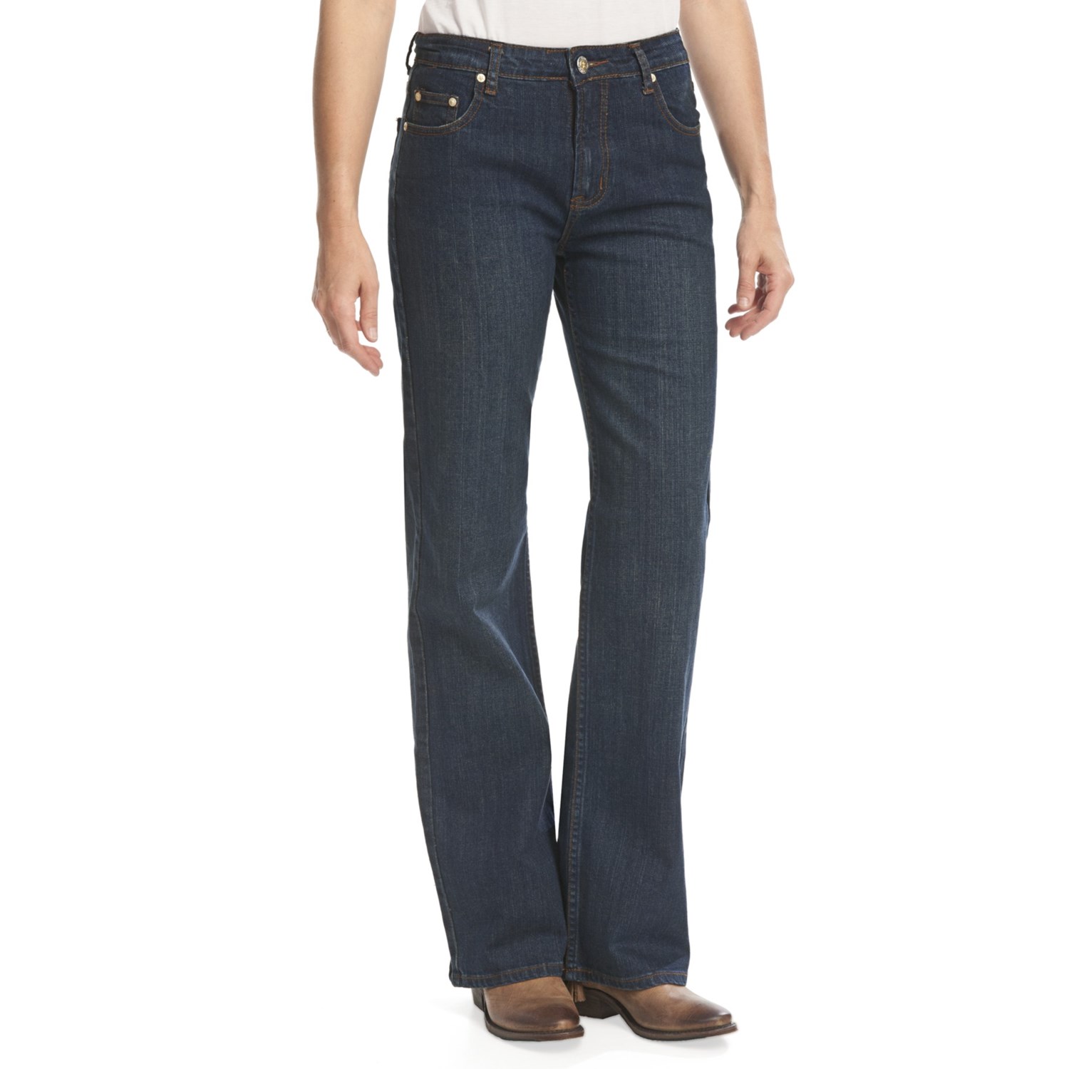 Lawman Spirit Bootcut Jeans - Mid Rise, Slim Fit (For Women) - Save 66%
