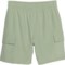 Layer 8 Big Boys Woven Cargo Shorts in Sage Green