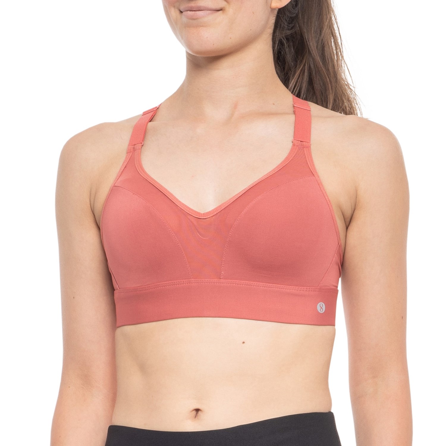 high back sports bra