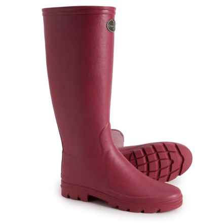 Le Chameau Iris Jersey-Lined Rain Boot - Waterproof (For Women) in Rose