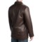 100JJ_2 Leather World By Lucky Leather Leather World by Lucky Leather Brown Lambskin Jacket (For Men)