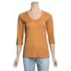 Left Coast Tee Scoop Neck Shirt - Pima Cotton, 3/4 Sleeve (For Women)