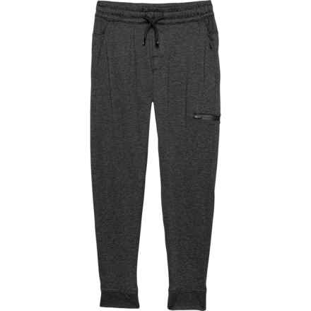 Leg3nd Big Boys Stretch Fleece Joggers in Black Heather