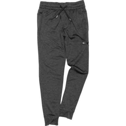 Leg3nd Big Boys Stretch Fleece Joggers in Black Heather