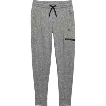 Leg3nd Big Boys Stretch Fleece Joggers in Grey Heather