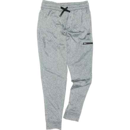 Leg3nd Big Boys Stretch Fleece Joggers in Grey Heather