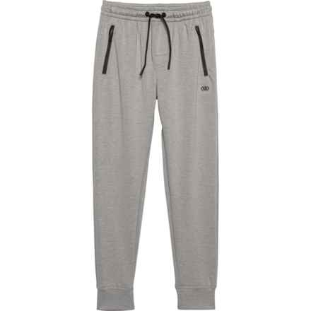 Leg3nd Big Boys Stretch Tech Joggers in Grey Heather