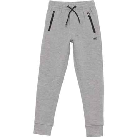 Leg3nd Big Boys Stretch Tech Joggers in Grey Heather