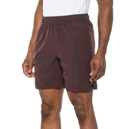 Leg3nd Cargo Pocket Stretch-Woven Shorts - 7” in Walnut