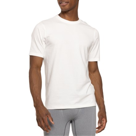 Leg3nd Element Crew Neck T-Shirt - Short Sleeve in Warm White