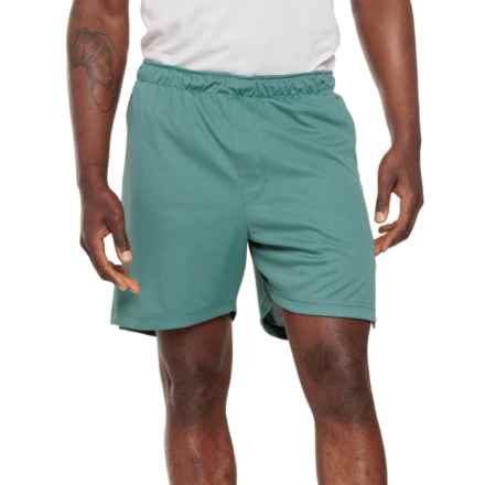 Leg3nd Jacquard Waistband Pique Shorts - 5” in Kelp Green