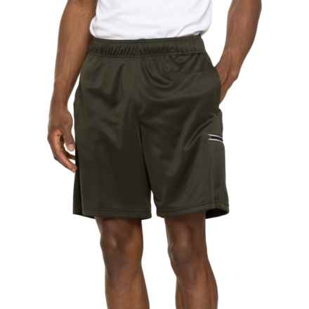 Leg3nd Side-Zip Cargo Pocket Shorts - 8.5” in Deep Olive