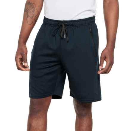 Leg3nd Star Tech Bonded Zip Pocket Shorts - 8.5” in Dark Navy