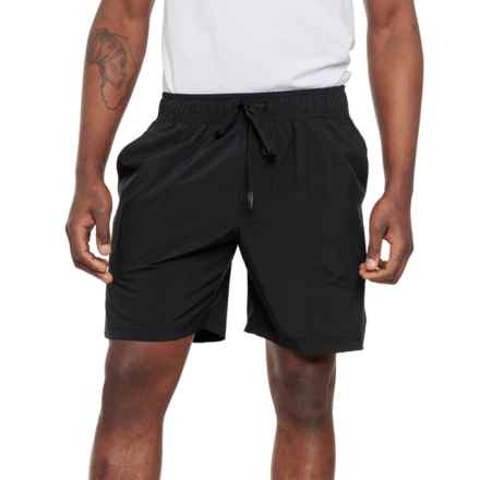 Leg3nd Stretch-Woven Shorts - 7” in Black