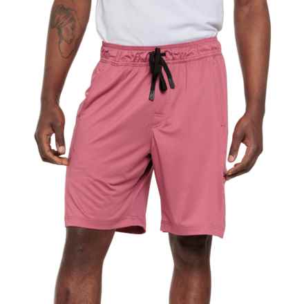 Leg3nd Stretchy Interlock Shorts in Rose Velvet