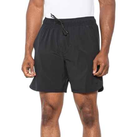 Leg3nd Woven Compression Shorts - Built-In Liner Shorts in Black