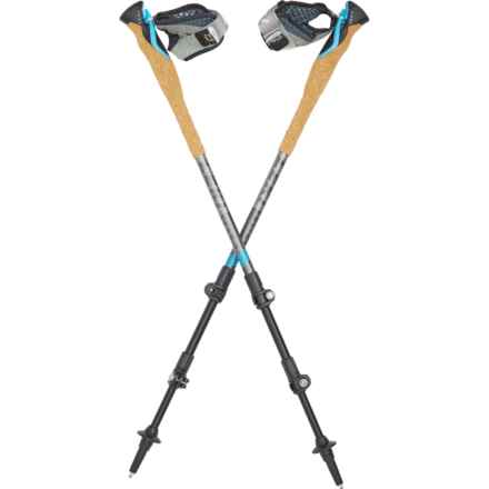 LEKI Cross Trail 3 TA Compact Trekking Poles - Pair in Black