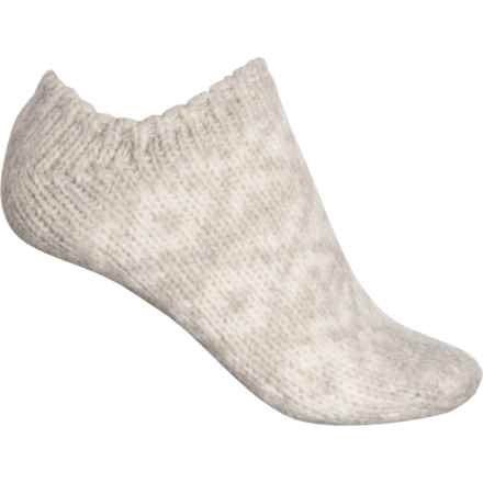 Lemon Wooly Soft No-Show Socks - Below the Ankle (For Women) in Oxford