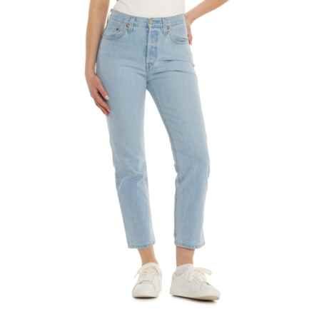 Levi's 501® Original Cropped Jeans - High Rise in Light Indigo