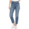 Levi's 501 Stand Off Cropped Jeans - High Rise in Dark Indigo