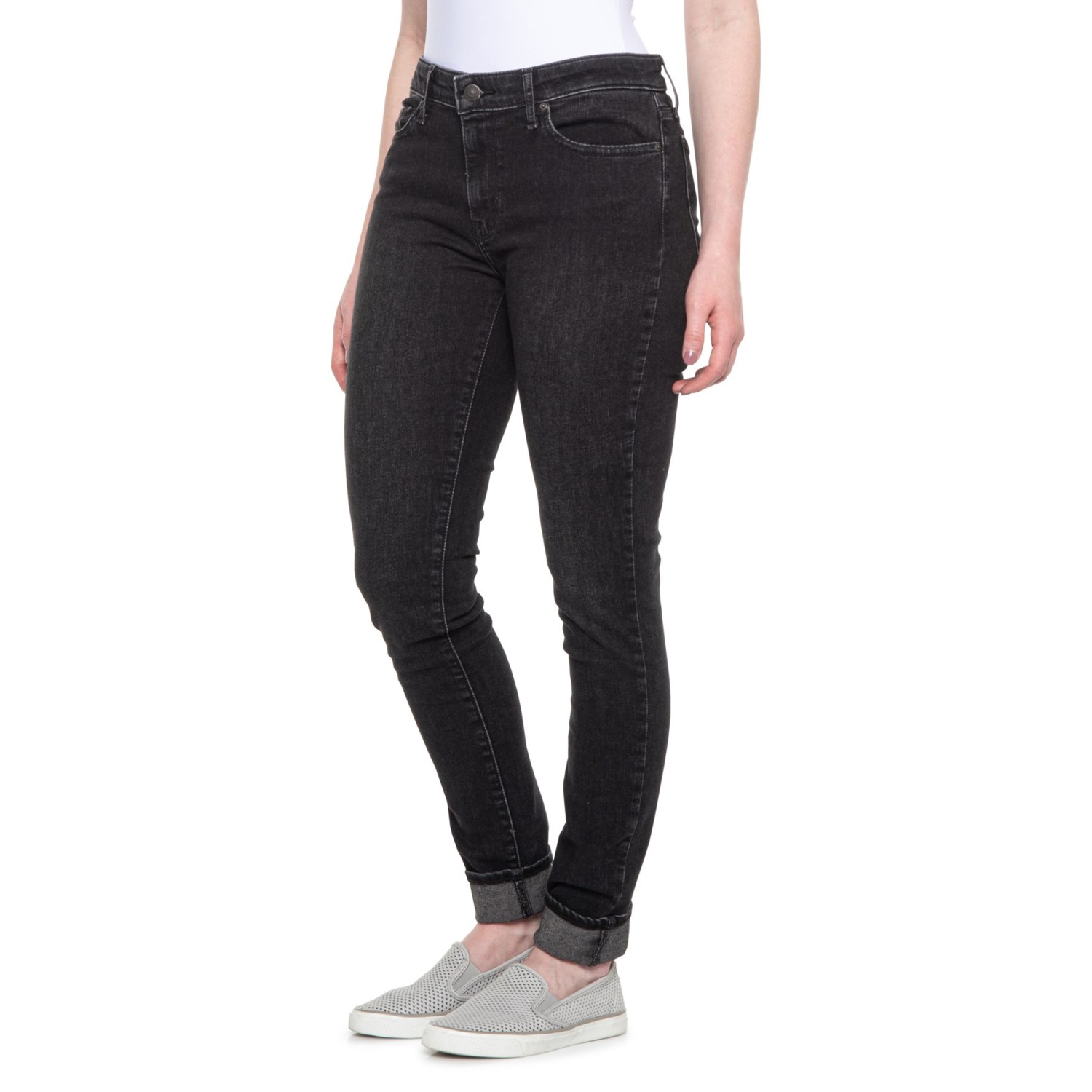 Levis 711 Skinny Jeans - Mid Rise (For Women)