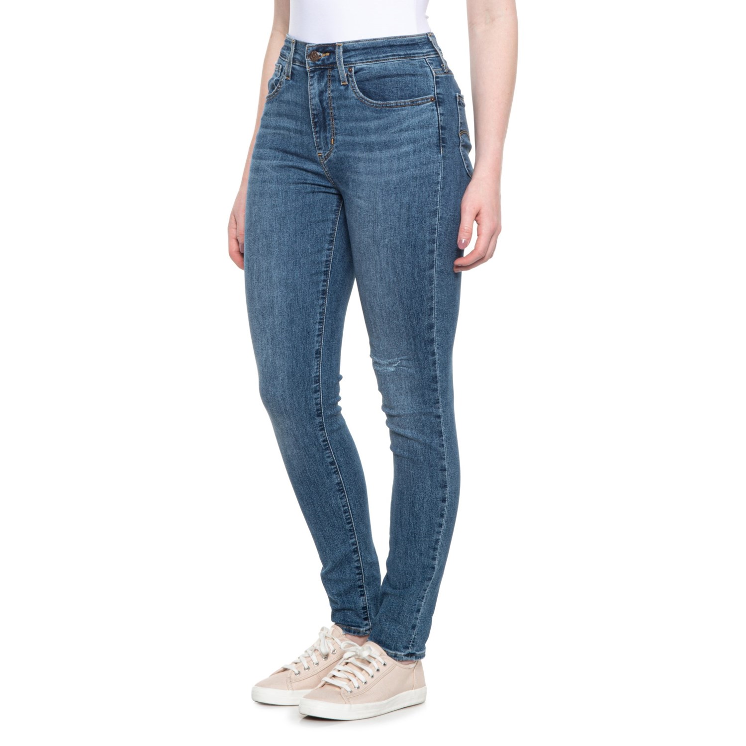 Levis 721 High-Rise Skinny Jeans (For Women)