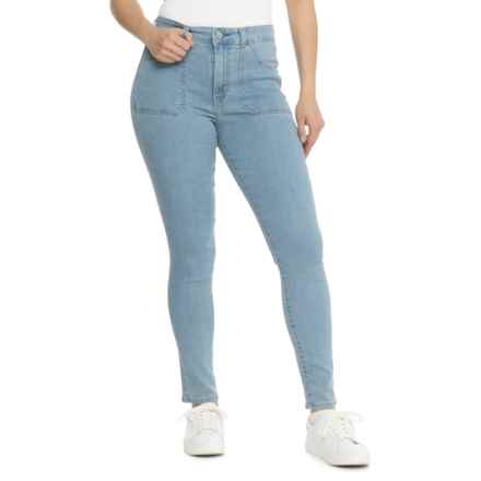 Levi's 721 High-Rise Skinny Utility Jeans in Light Indigo