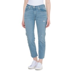 Levi's 724 High-Rise Cropped Jeans - Straight Leg in Firefly Brite