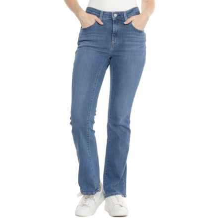 Levi's 725 Heritage Bootcut Jeans - High Rise in Med Indigo