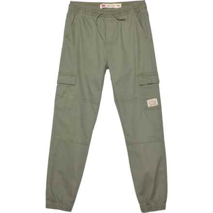 Levi's Big Boy Stretch Woven Cargo Joggers in Dusty Olive