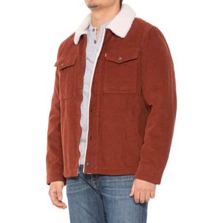 Levi's Depot Corduroy Jacket - Insulated in Rust