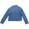 9APAT_2 Levi's Little Girls Denim Sherpa-Lined Jacket