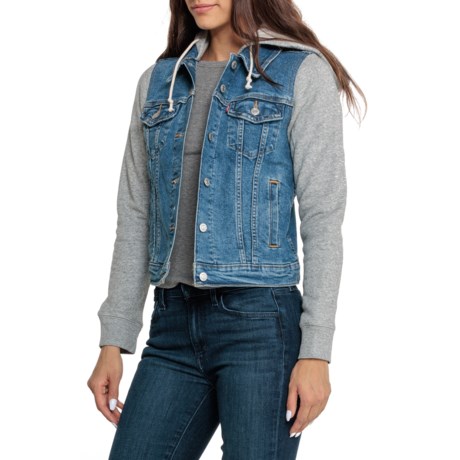 Levi's hybrid trucker jacket mens best sale