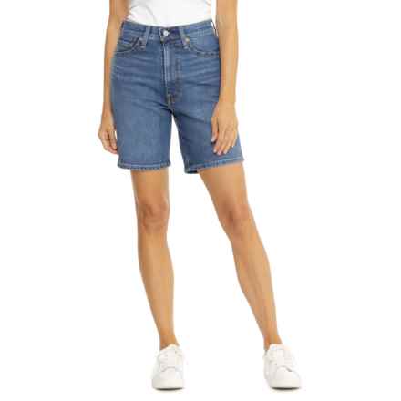 Levi's Rib Cage Bermuda Shorts in Denim