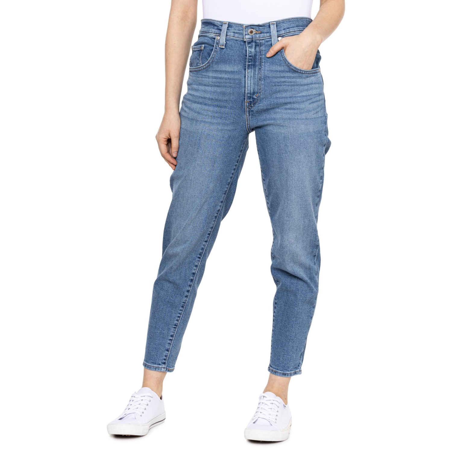 Levi's SilverTab Mom Jeans - High Rise - Save 74%