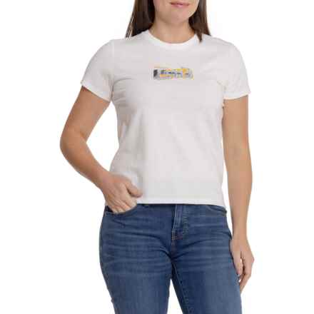 Levi's Sunset Postcard Perfect T-Shirt - Short Sleeve in White