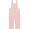 Levi's Toddler Girls Denim Bib Overalls in Silver Pink