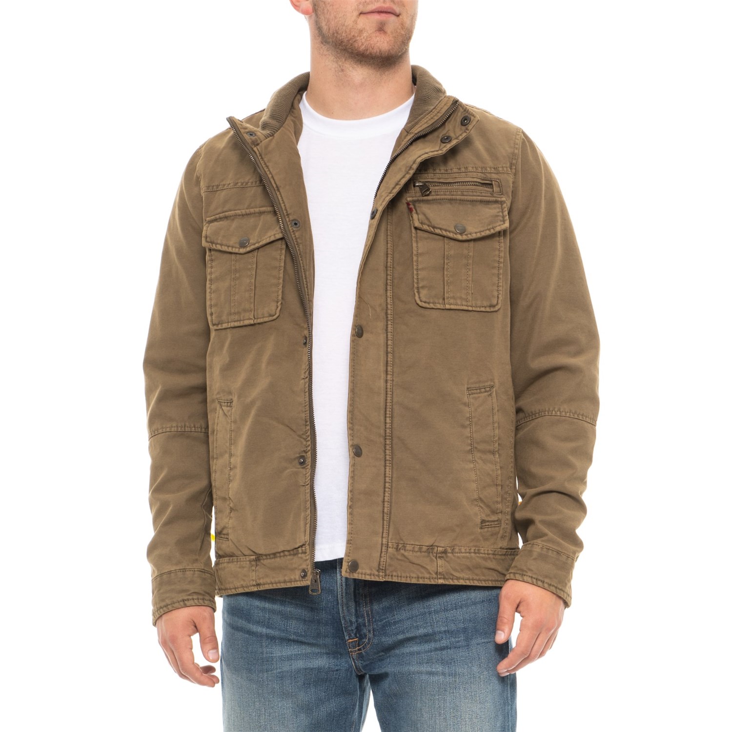 Levi's Two-Pocket Military Jacket (For Men) - Save 67%