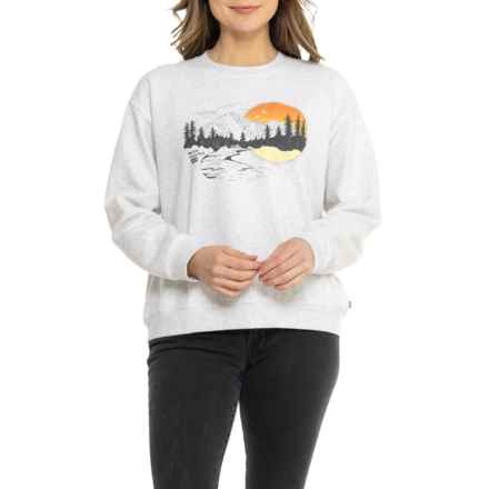 Levi's Vintage Forest Sunset Everyday Crew Sweatshirt in Cream